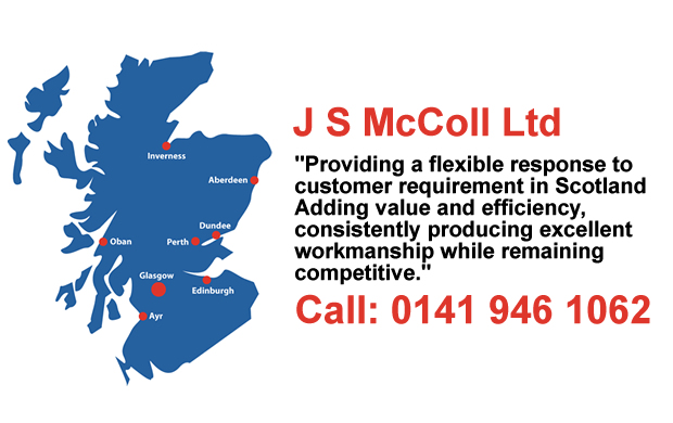 JS McColl Painting Contractors Ltd - Scotland Location Map